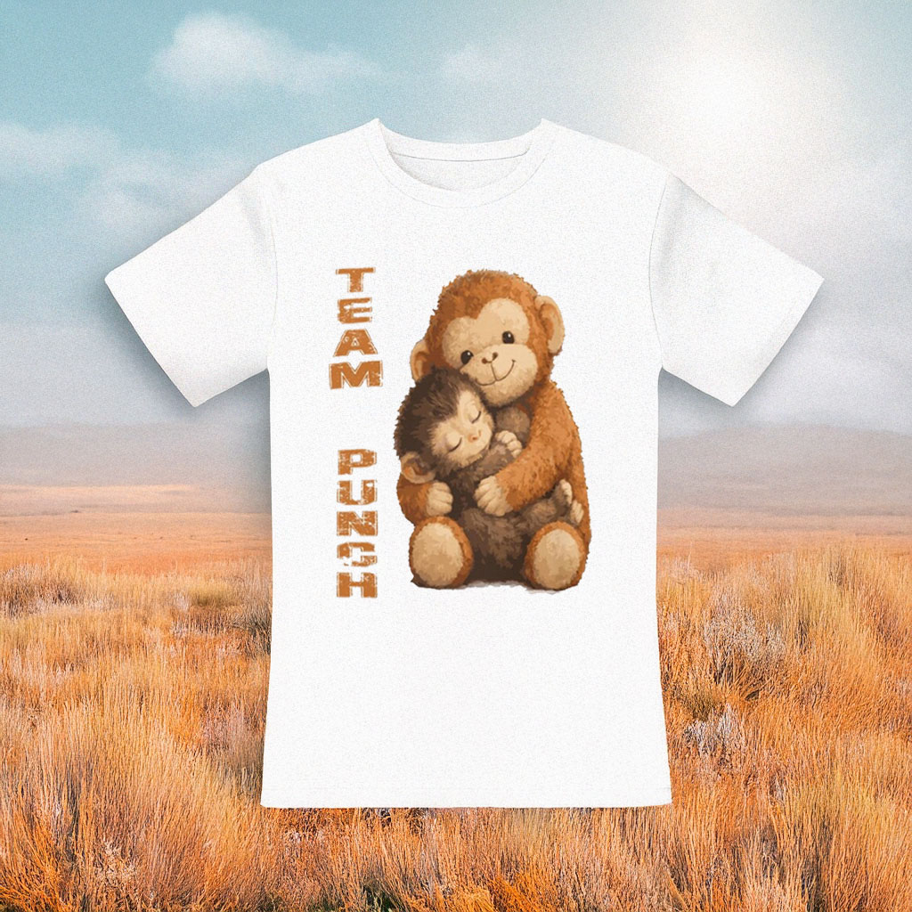 Baby Monkey Hug T-Shirt