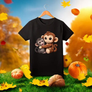 Cute Baby Monkey Unisex T-Shirt