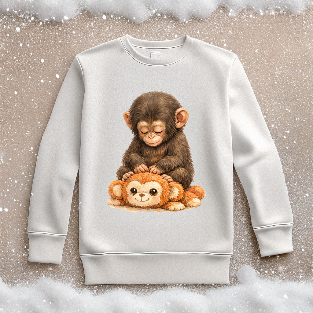 Punch Monkey Long Sleeve Grey